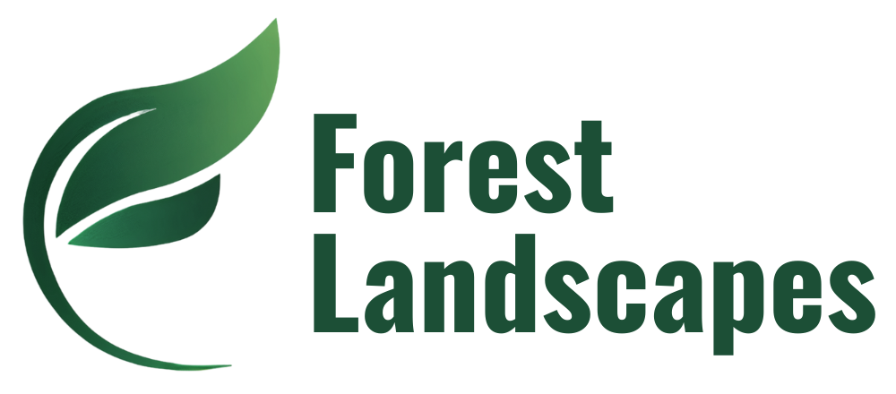 Forest Landscapes logo, green